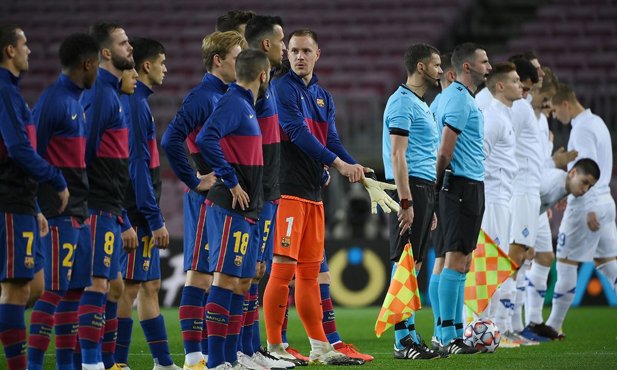 Ter Stegen, titular contra el Dynamo de Kiev en Champions League