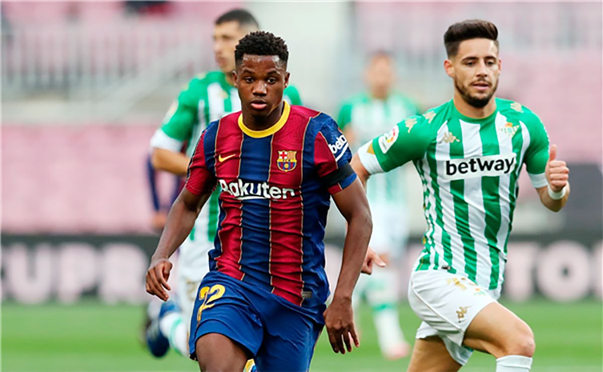 Ansu Fati contra el Betis | FCB