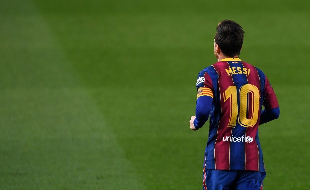 Lionel Messi, during Barcelona's match against Betis