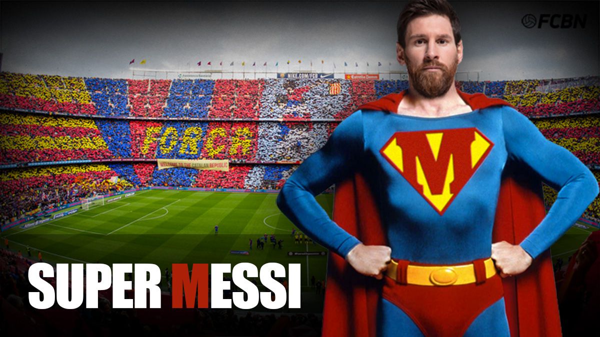 Leo Messi, the great superheroe of the FC Barcelona