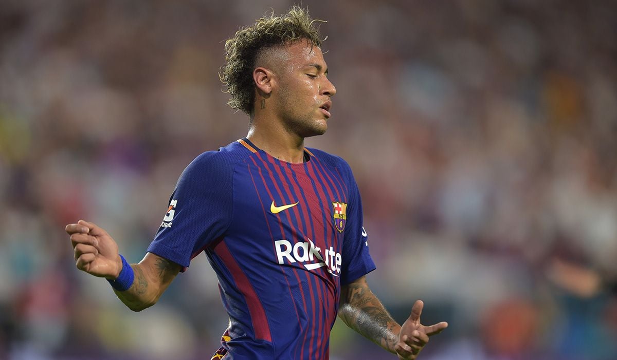 Neymar Jr, durante un partido con la camiseta del FC Barcelona