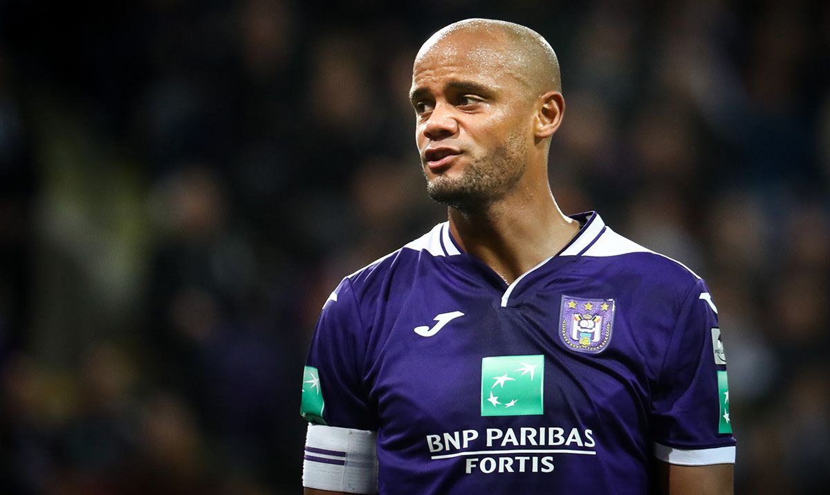Vincent Kompany, during a match with the Anderlecht