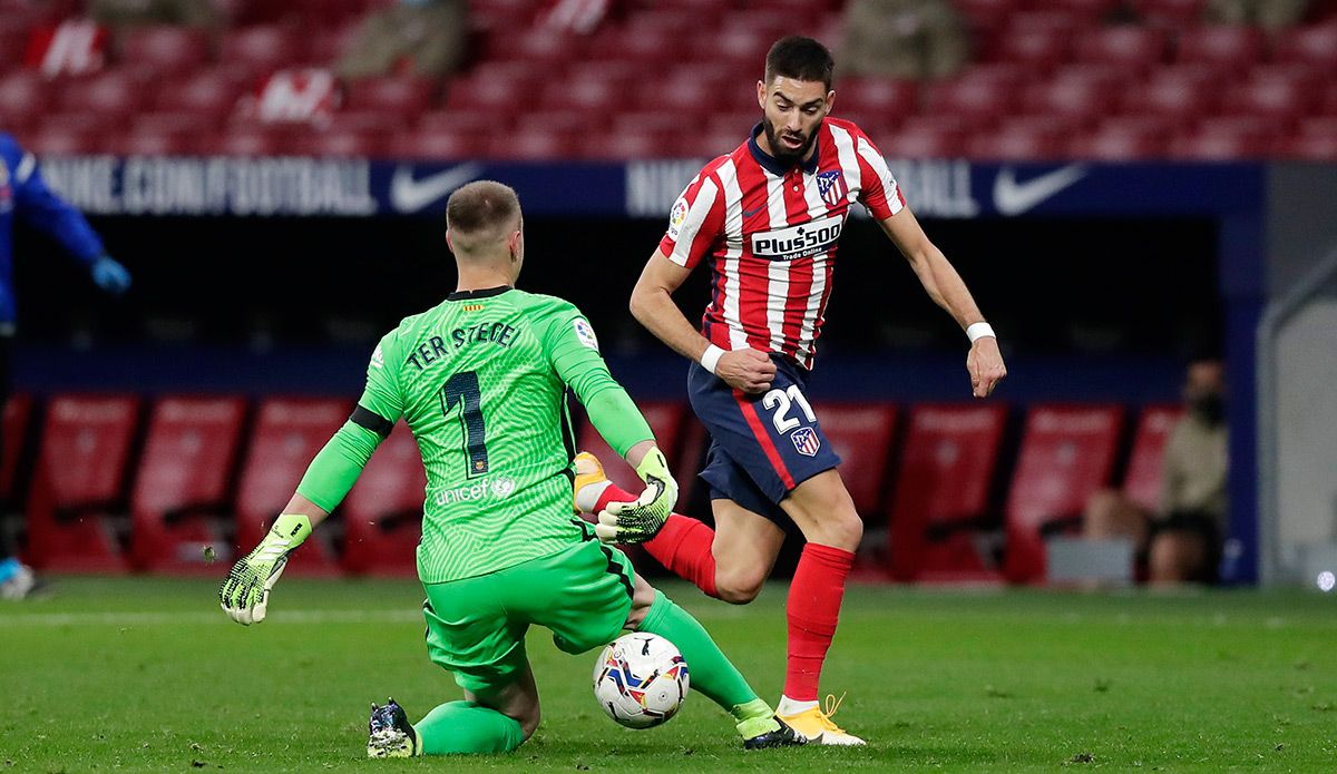 Ter Stegen arrived late and Carrasco scored to pleasure