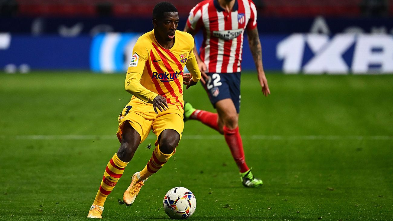 Dembélé encara In the party in front of the Athletic