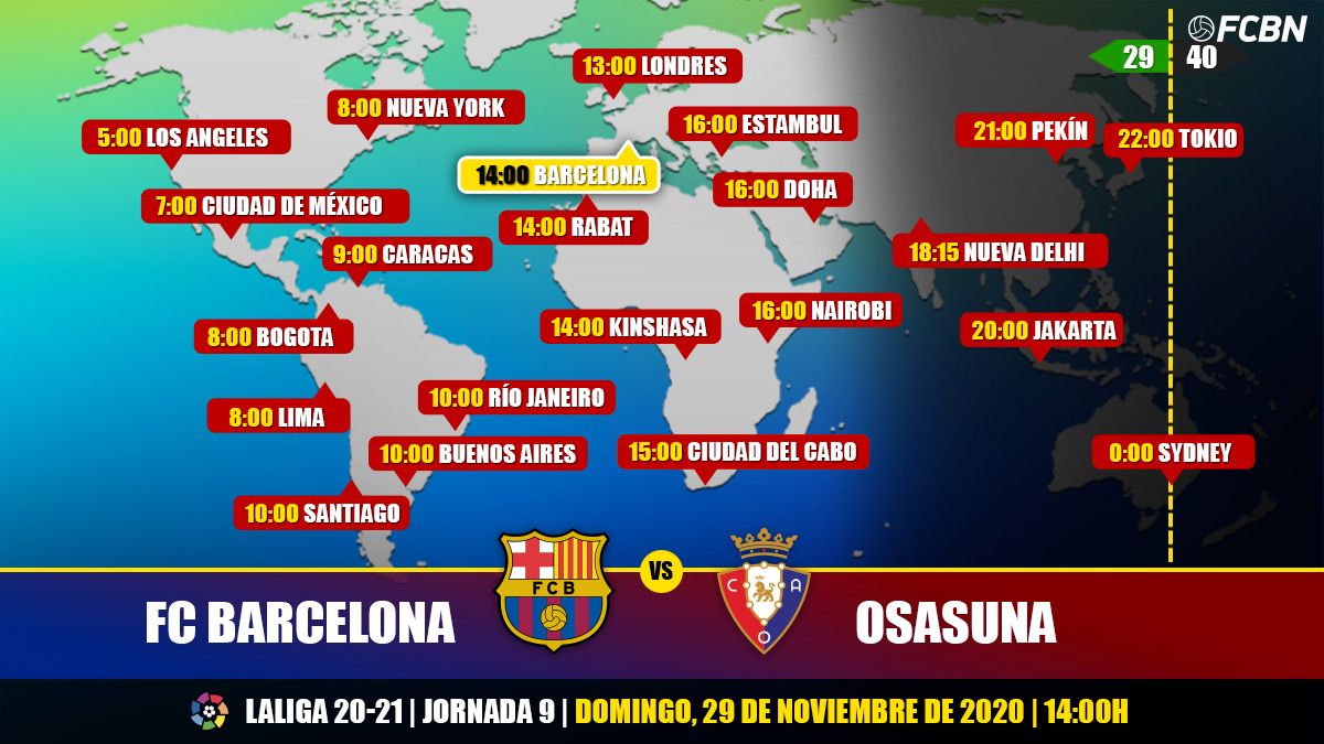 Time tv barcelona osasuna