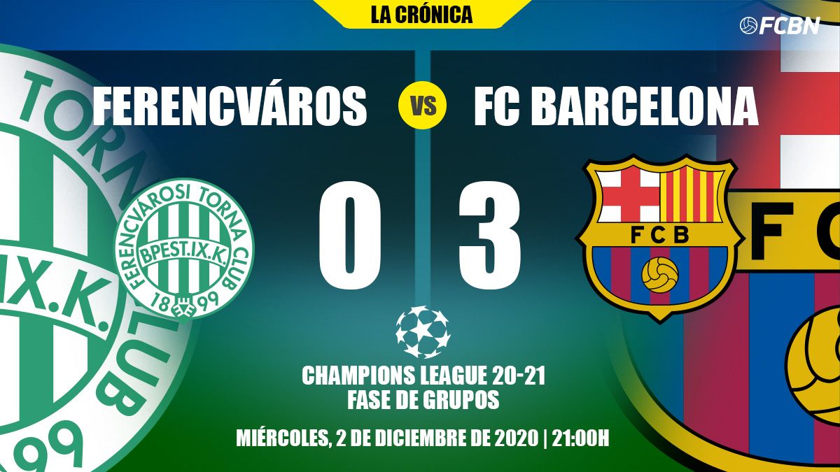 Crónica del Ferencvaros-FC Barcelona de Champions