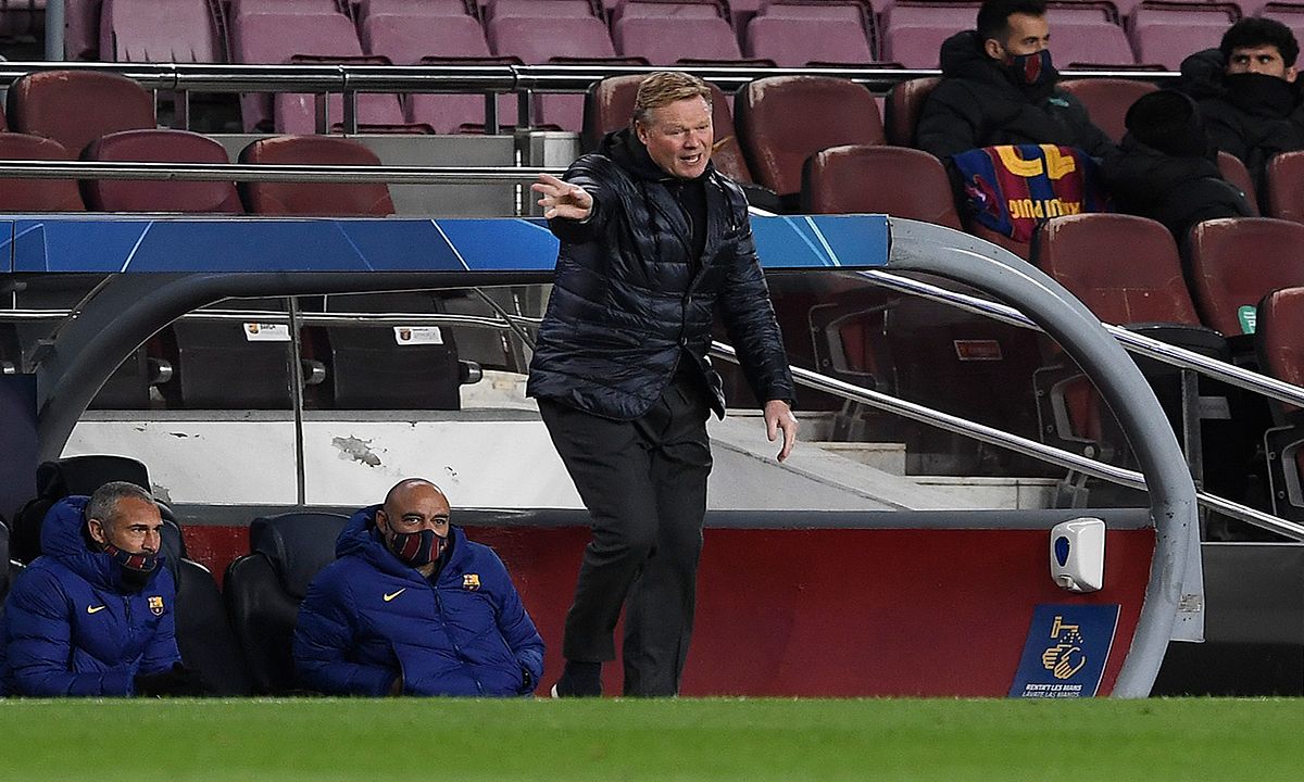 Koeman, en el encuentro ante la Juventus