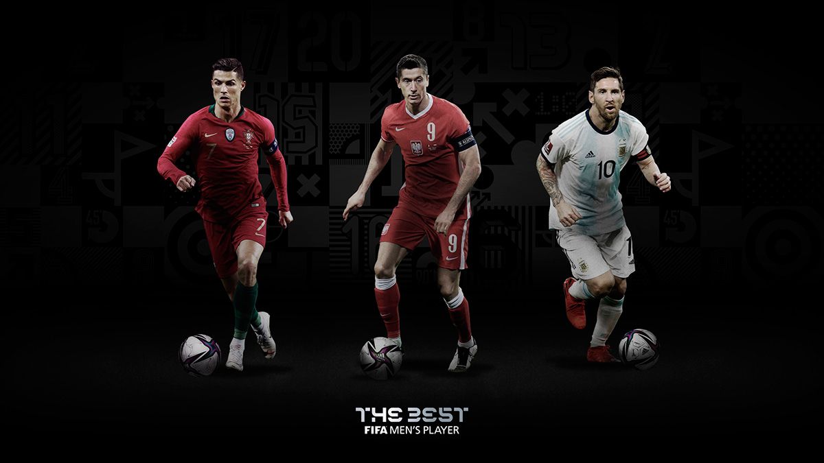 Cristiano, Lewandowski y Messi, finalistas del The Best