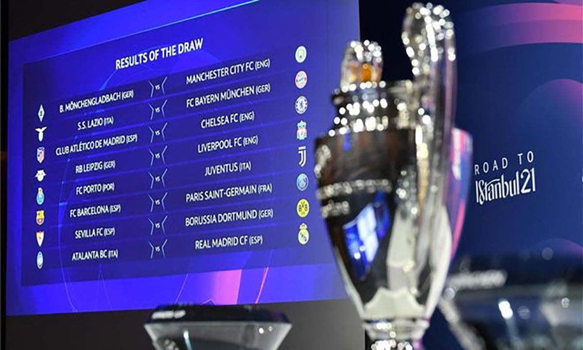 Draw of eighth of final of the Champions League