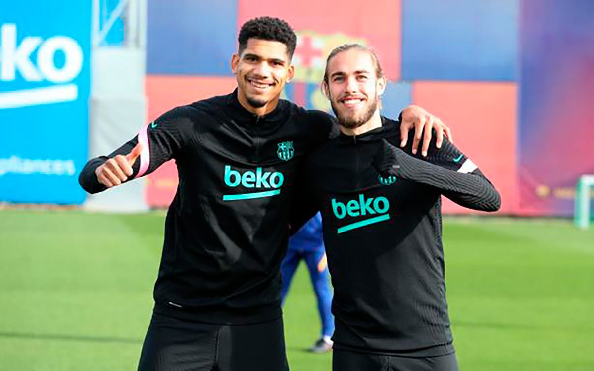 Ronald Araújo and Óscar Mingueza | FC Barcelona