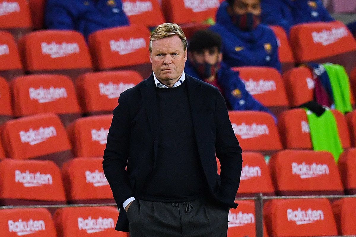 Ronald Koeman, durante un partido