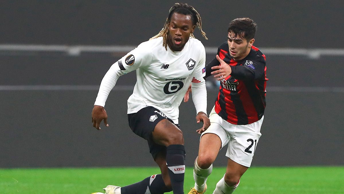 Renato Sanches and Brahim Díaz in a party