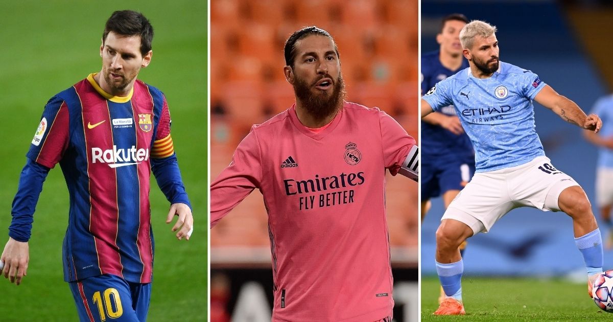 Messi, Ramos o Aguero, jugadores que terminan contrato con sus clubes en junio