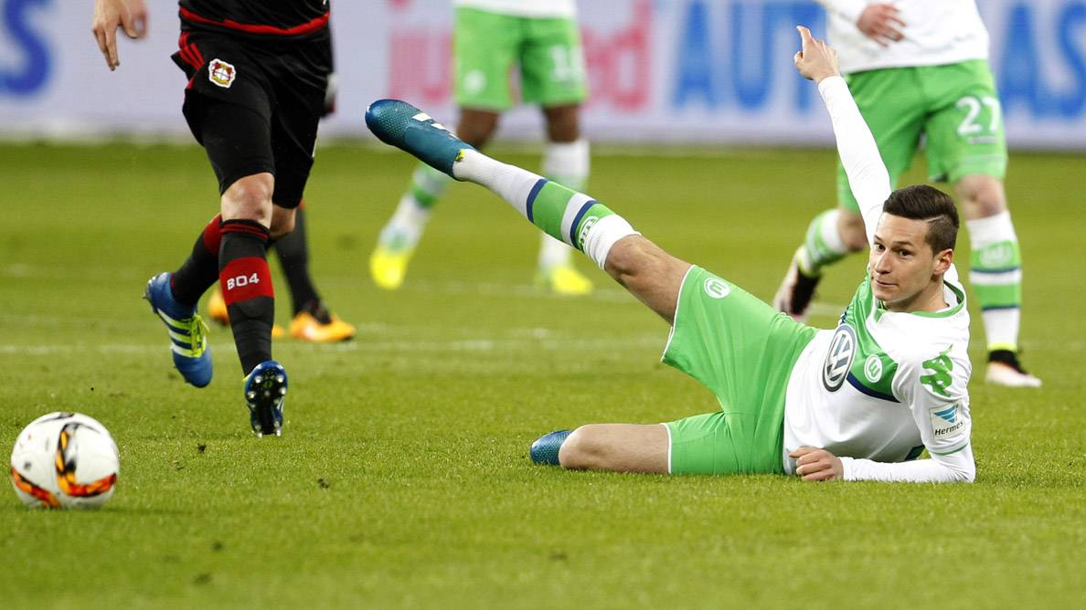 Draxler, in the last party of Bundesliga with the Wolfsburgo