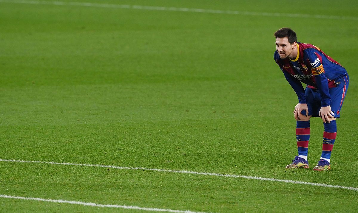 Leo Messi, durante un partido