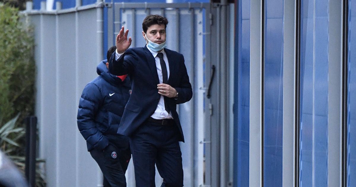 Mauricio Pochettino, en su primer día como entrenador del PSG