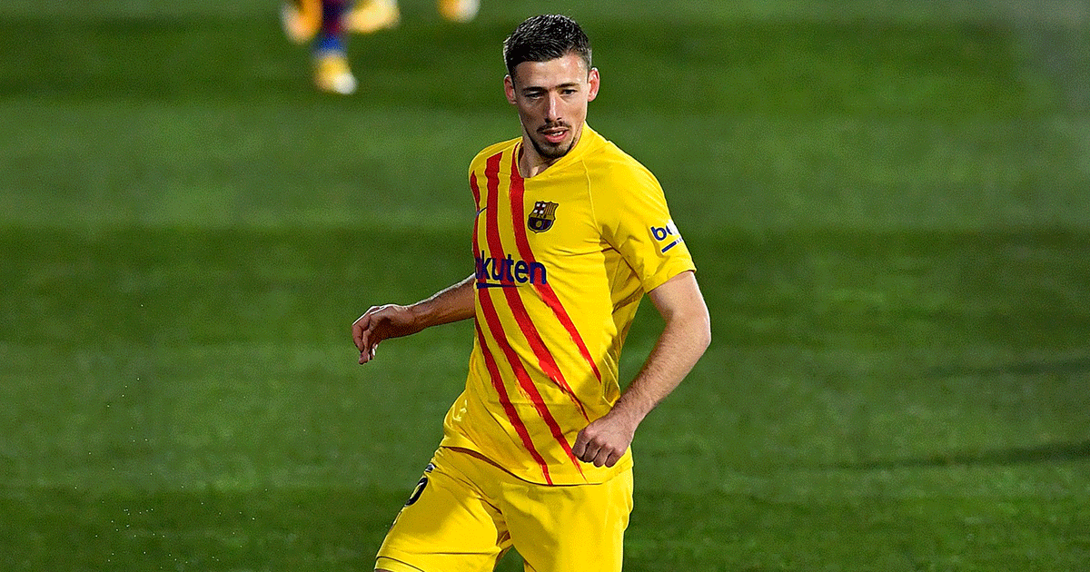 Clément Lenglet, en el partido del FC Barcelona frente al Athletic Bilbao en LaLiga