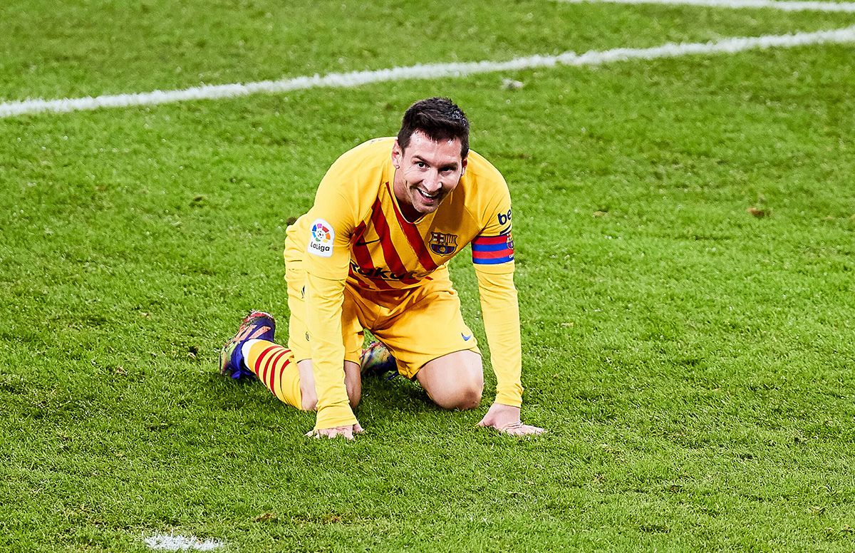 Leo Messi, during a match