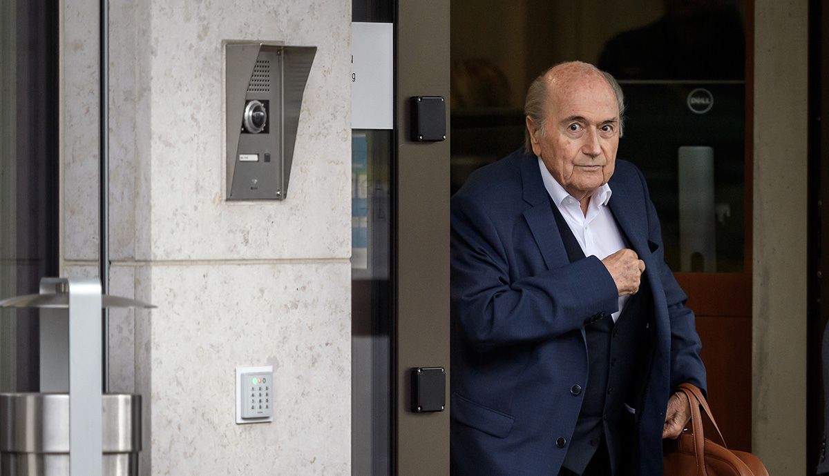 Joseph Blatter, in an image of archive