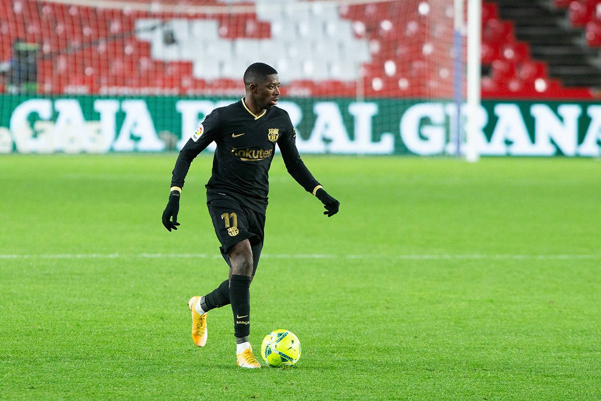 Ousmane Dembélé, en el partido contra el Granada