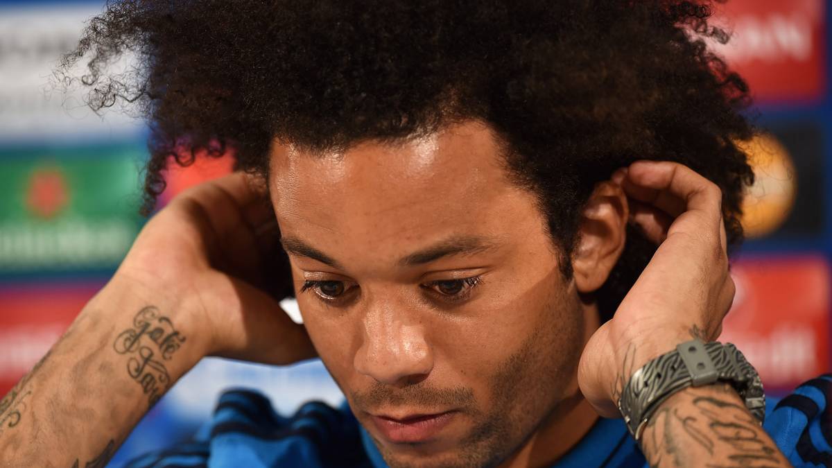 Marcelo, during the previous press conference to the party in front of the Wolfsburg