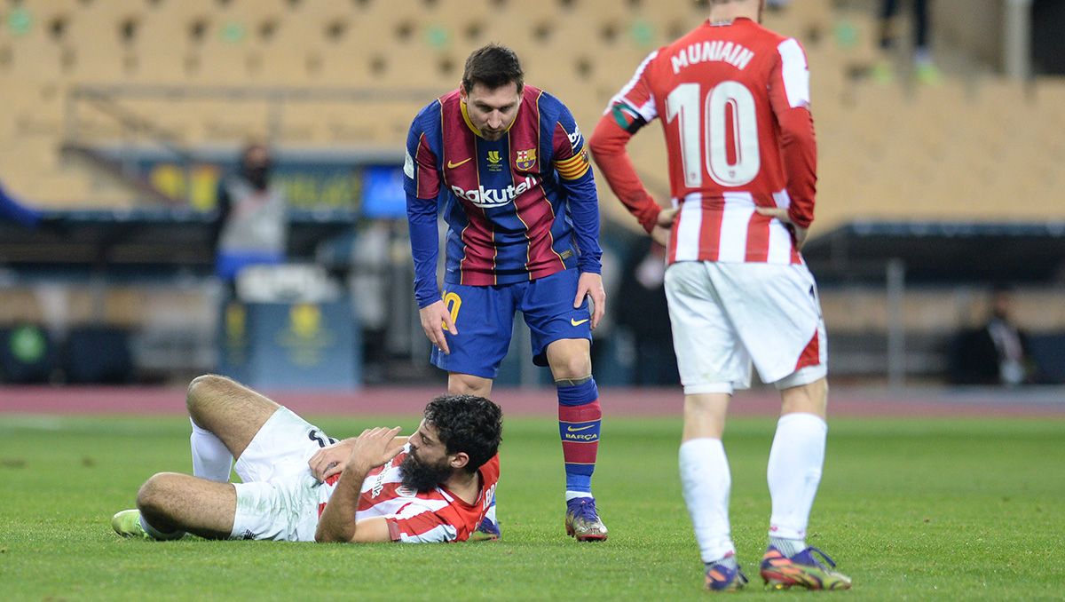 Leo Messi goes to ask pardon to Villalibre