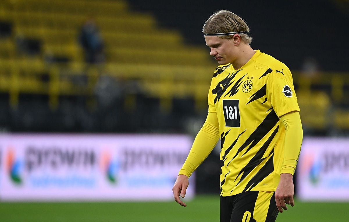 Erling Haaland, durante un partido