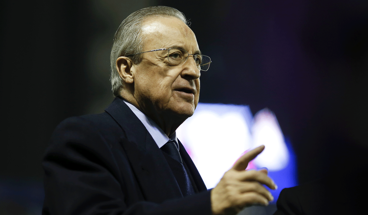 Florentino Pérez es uno de los principales promotores de la Superliga