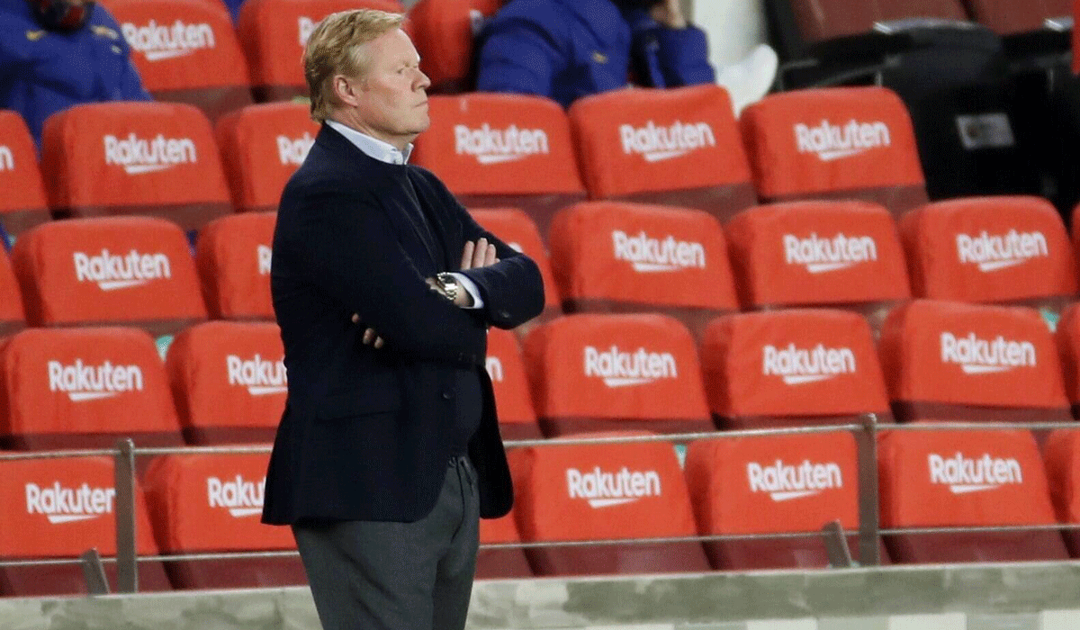 Koeman, the third coach that directs to the Barça in a year