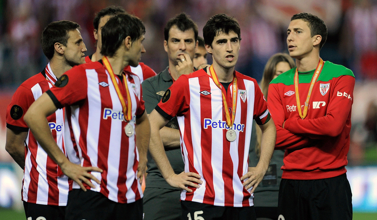 Andoni Iraola nunca conoció la victoria en una final de Copa ante el Barça