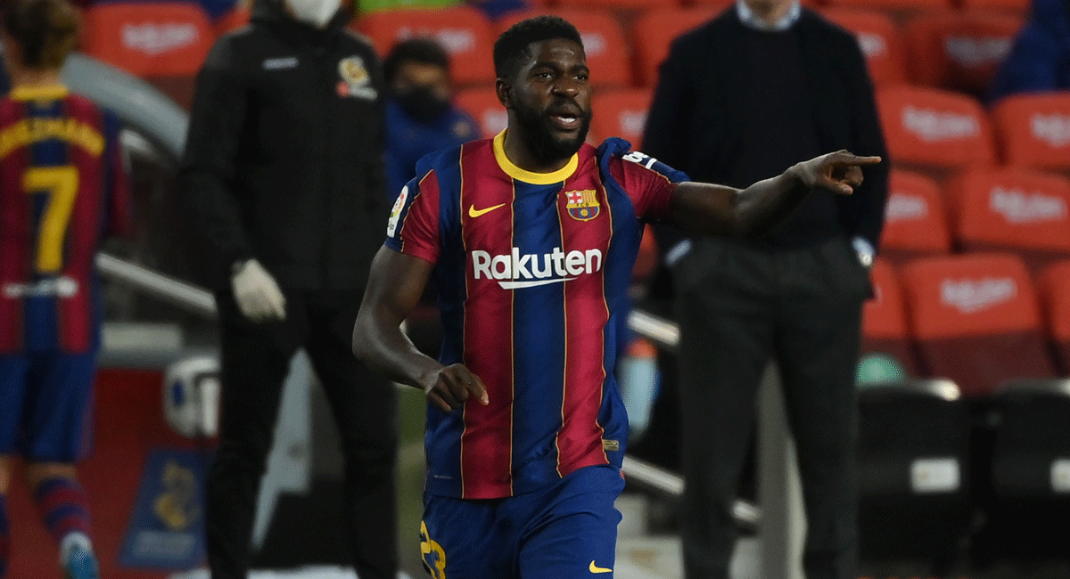 Samuel Umtiti salta al campo