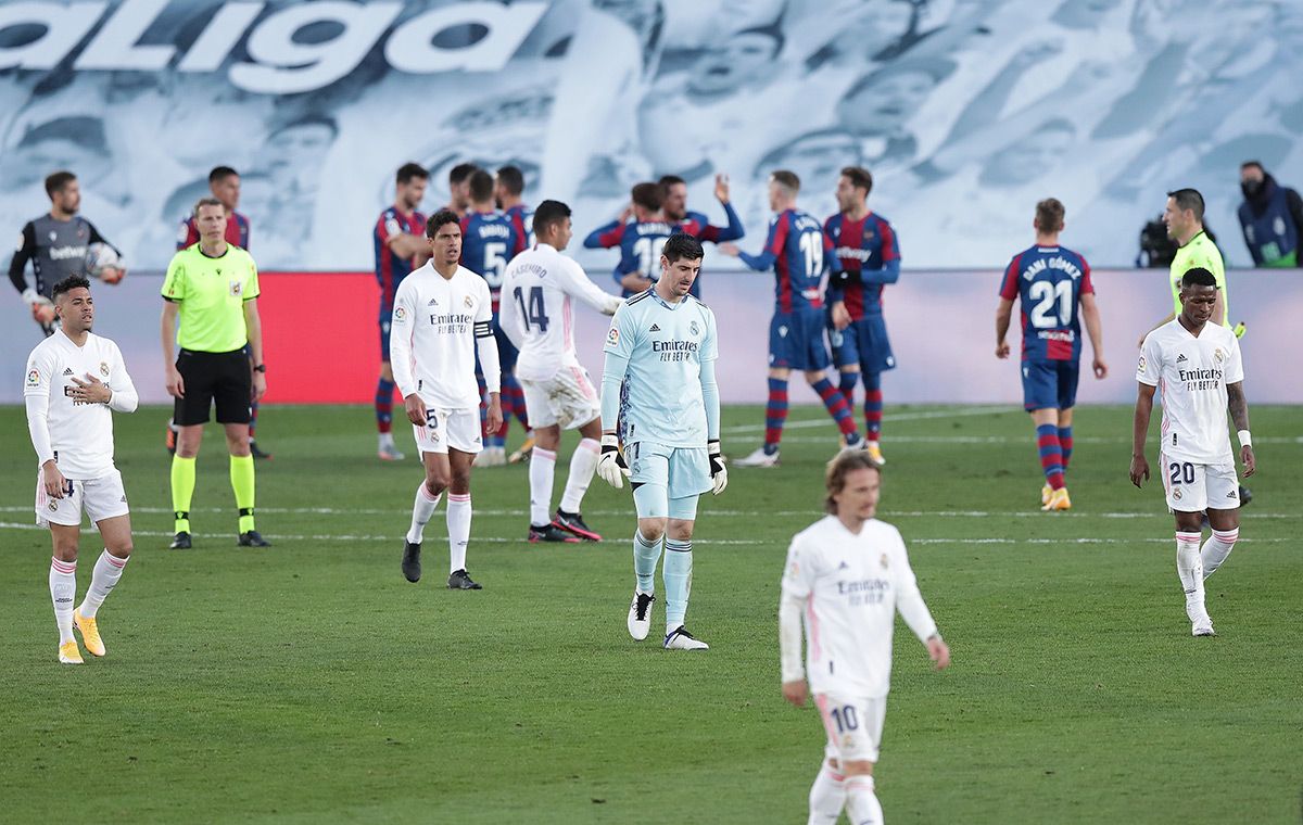 El Real Madrid perdió contra el Levante