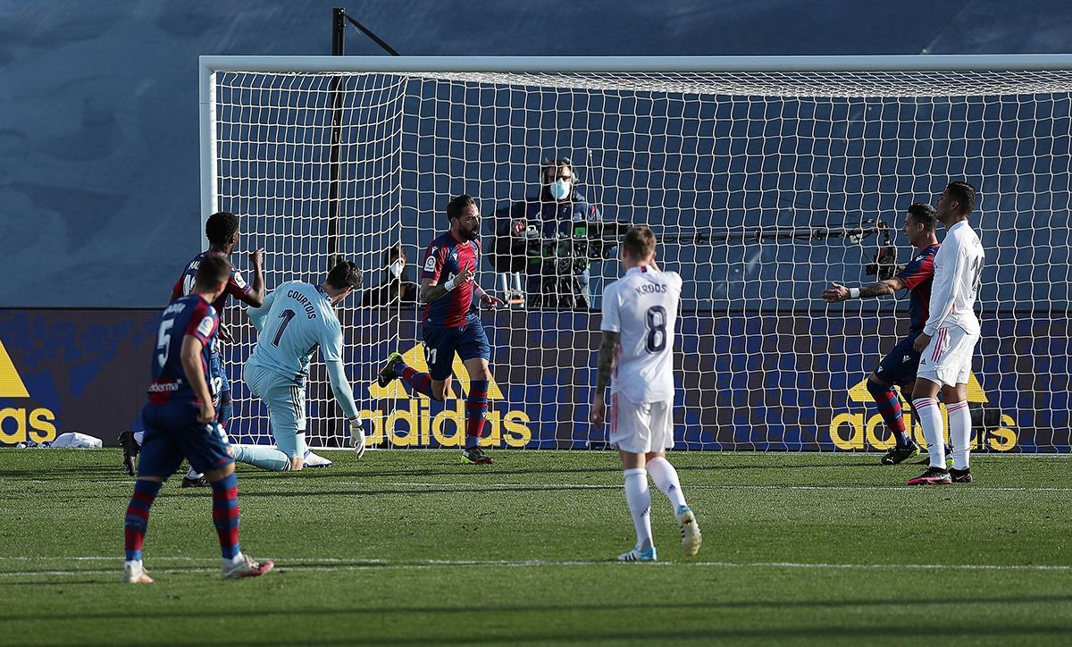 El Real Madrid perdió ante el Levante en LaLiga