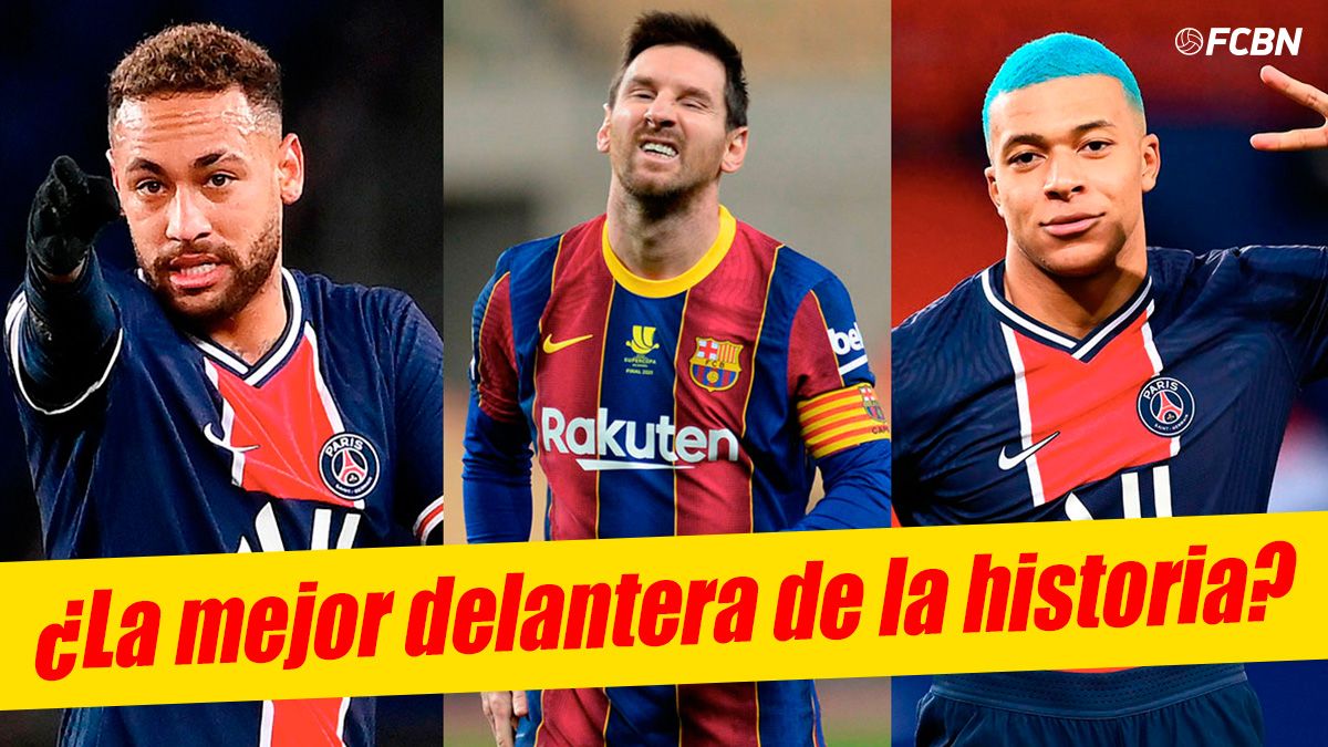Neymar-Messi-Mbappé, the best leading of the history?