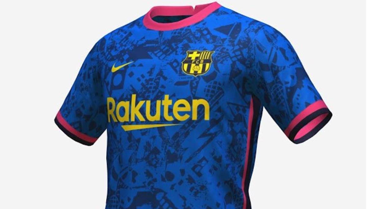 Posible tercera camiseta del Barça 2021-22 (Imagen: Footy Headlines)