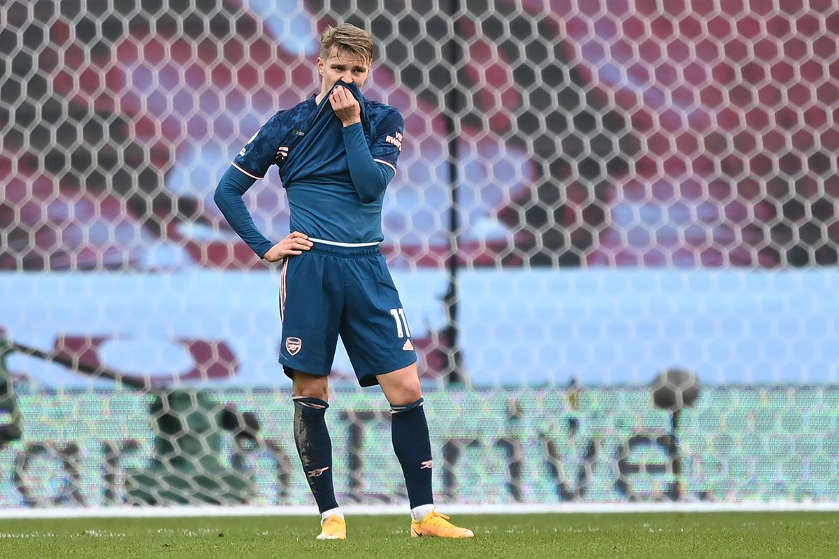 The index card of Odegaard situates  in 40 million euros