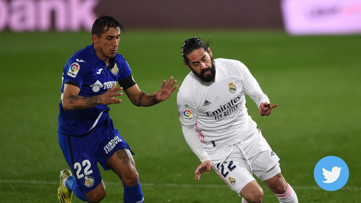 The gesture of Isco in the party of the merengues against the Getafe did not like him to the madridistas