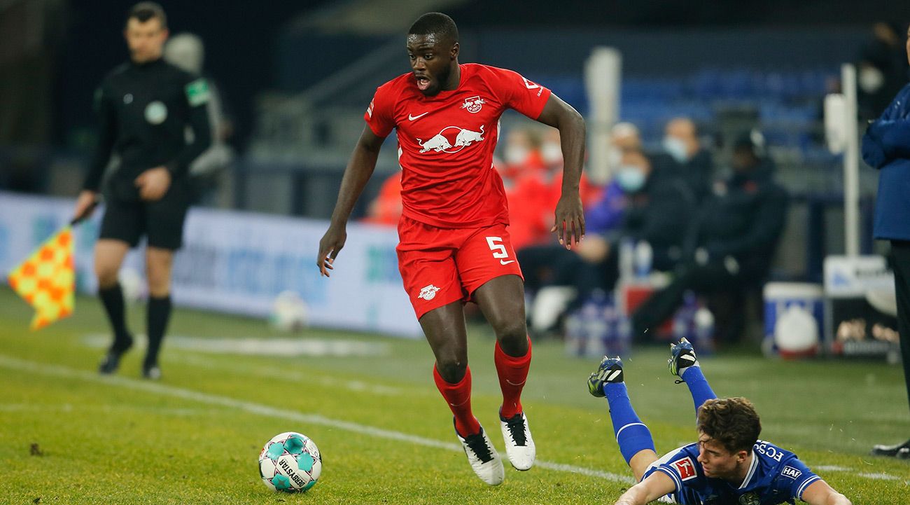 Dayot Upamecano In a party with the Leipzig