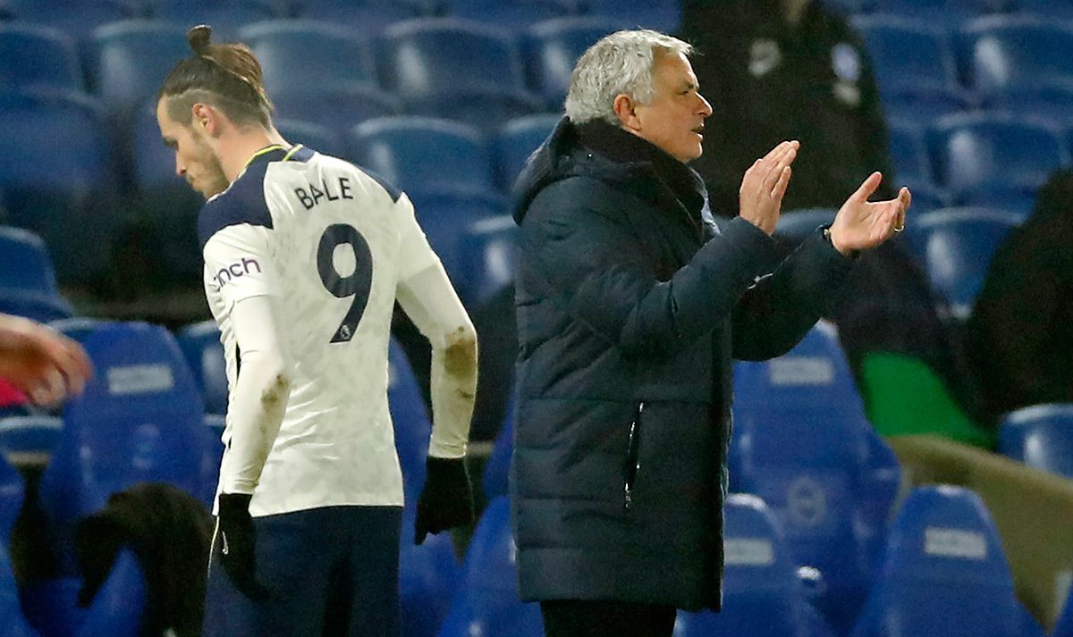 José Mourinho and Gareth Bale, in an image of archive
