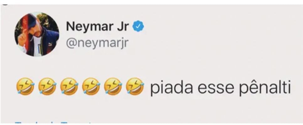 El 'tweet' que Neymar Jr borró