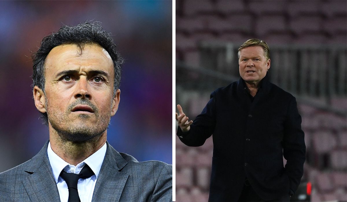 Luis Enrique y Ronald Koeman, dos entrenadores diferentes en el FC Barcelona