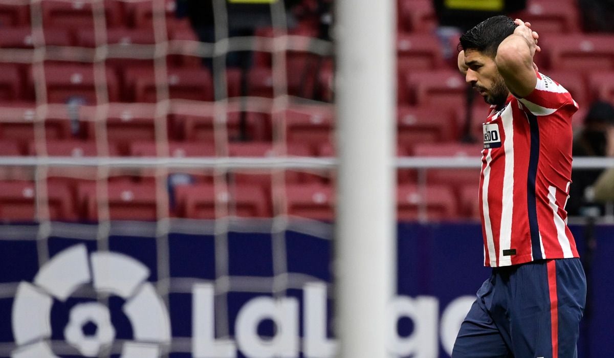 Luis Suárez, consternado by the defeat