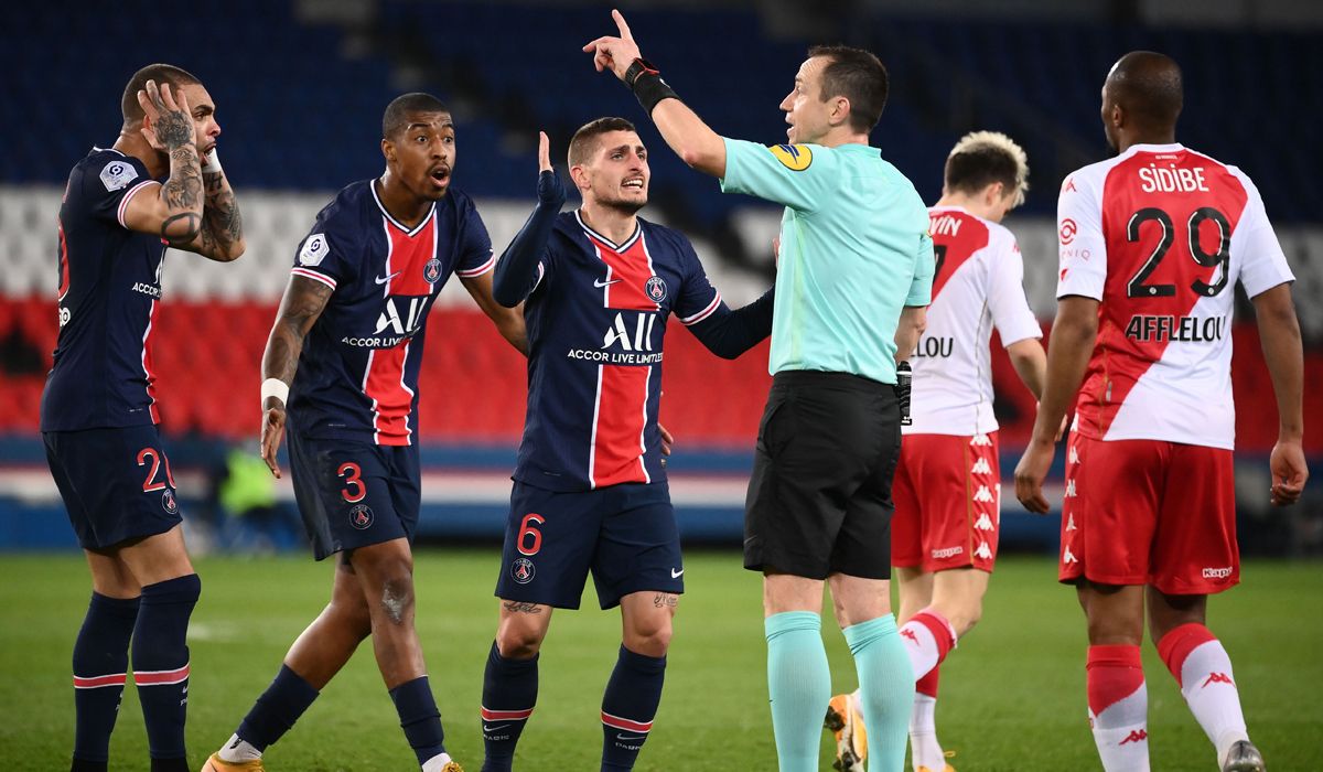 The PSG falls in front of the Monaco in Tie it 1
