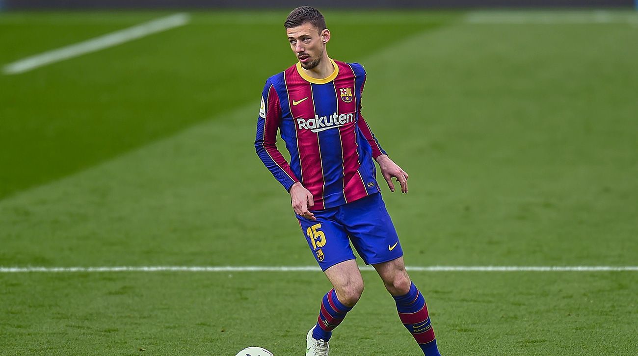 Clément Lenglet in the party in front of the Cádiz