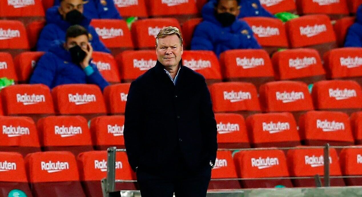 Ronald Koeman during a party of the Barcelona