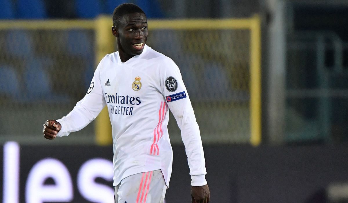Ferland Mendy, in commitment by Champions