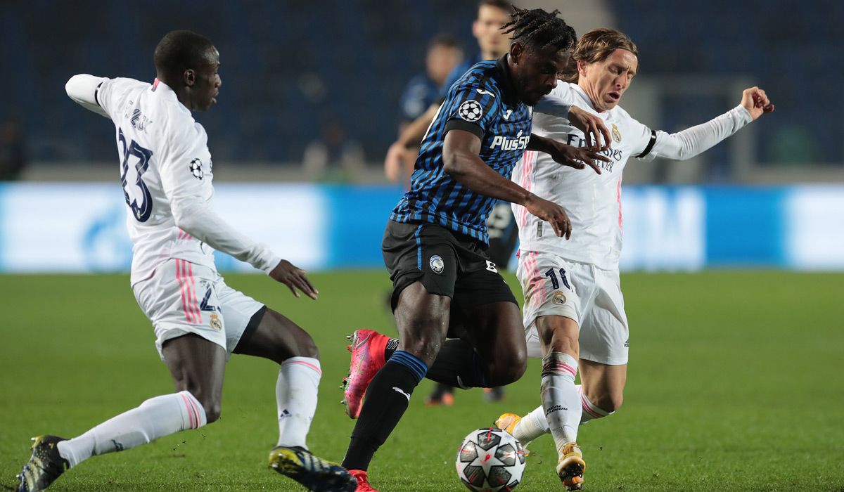 Atalanta y Real Madrid en la ida de Champions