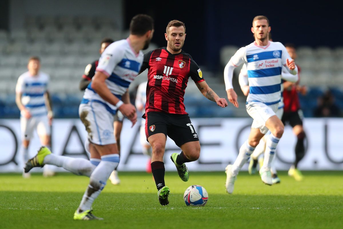 Jack Wilshere playing with the Bournemouth