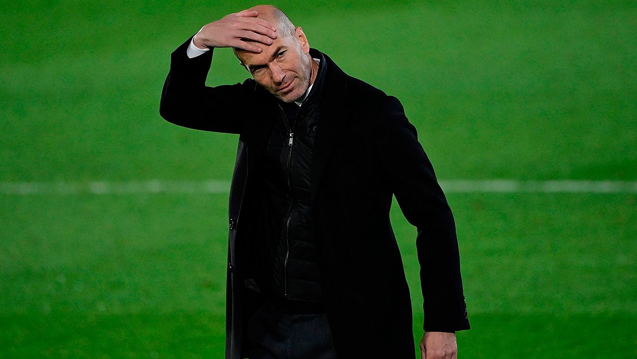Zinedine Zidane, trainer of the Real Madrid