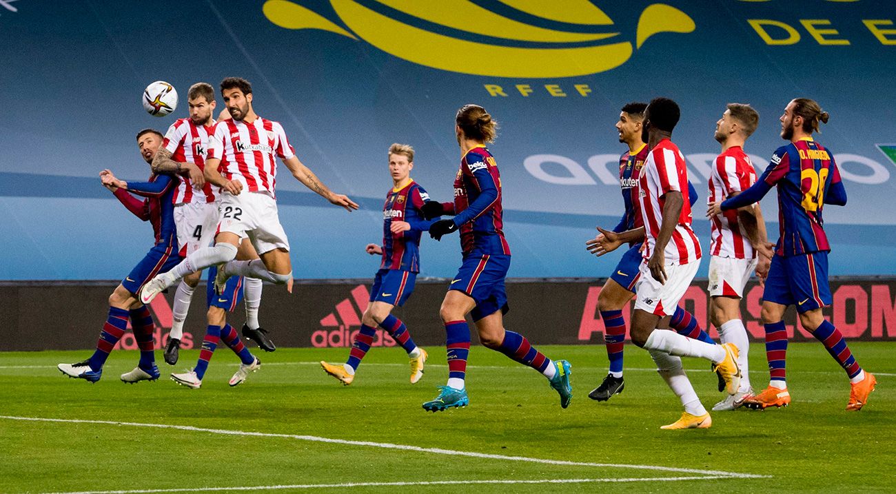 Final of the Supercopa between Barça and Athletic